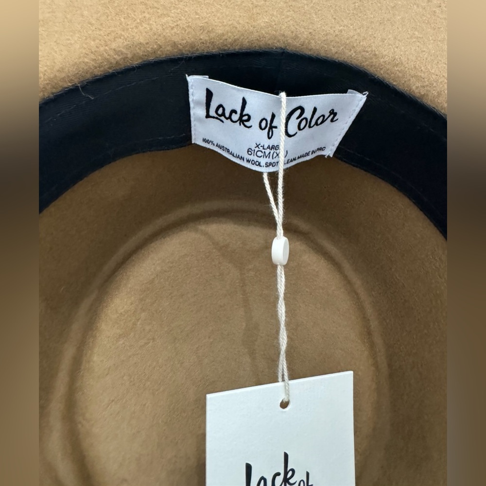 NEW Lack of Color Teak Zulu Fedora - Picture 10 of 10